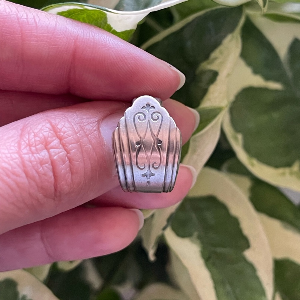 HANDMADE, RECYCLED SPOON RING